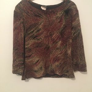 long sleeve multicolored women’s shirt